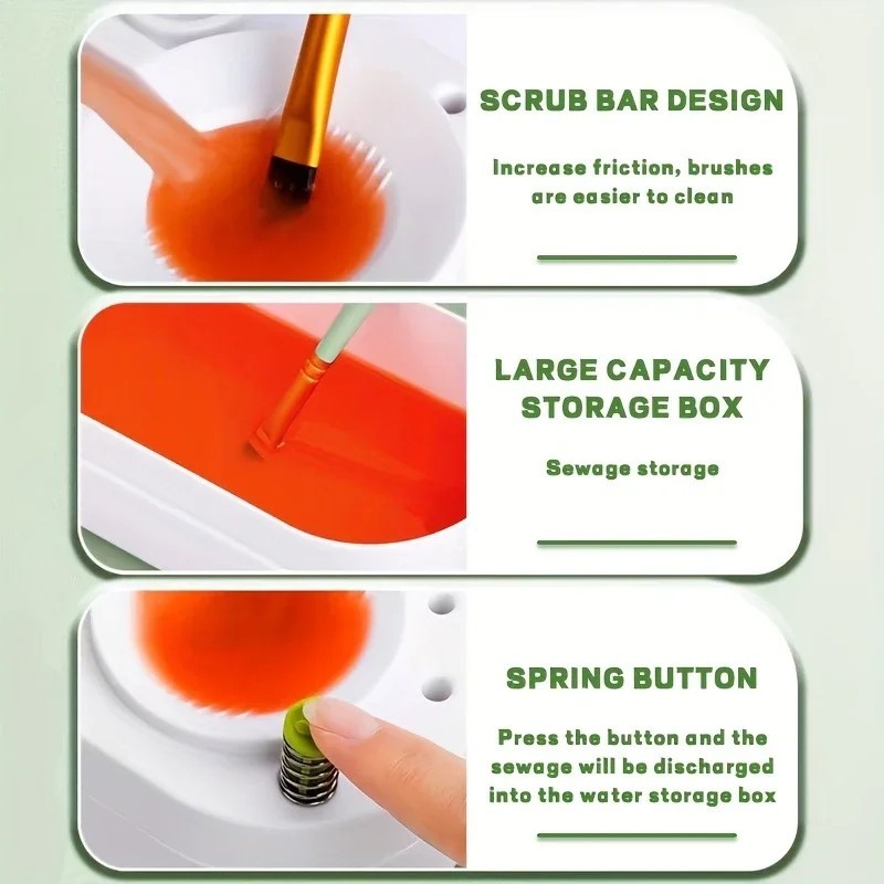 Portable Paintbrush Cleaning Machine