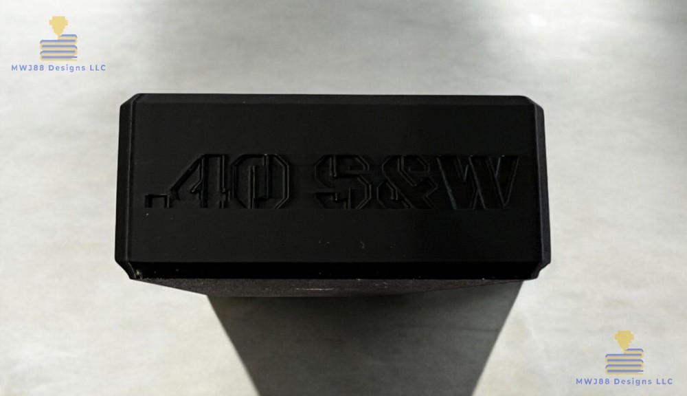 Sliding .40 S&W Ammo Storage Box Case - 50rd Round - Multiple Colors!