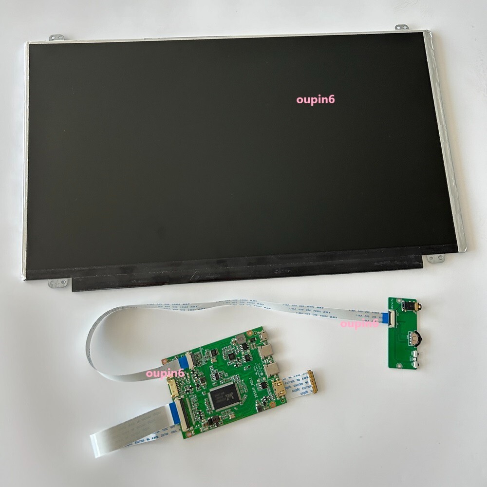 PS Screen 15.6" 1366X768 panel PC LED DIY + EDP Controller board KIT Type-C