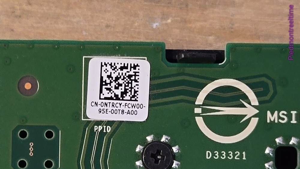 Dell SSD NVMe M.2 PCI-e 2x Solid State Storage Adapter Card NTRCY