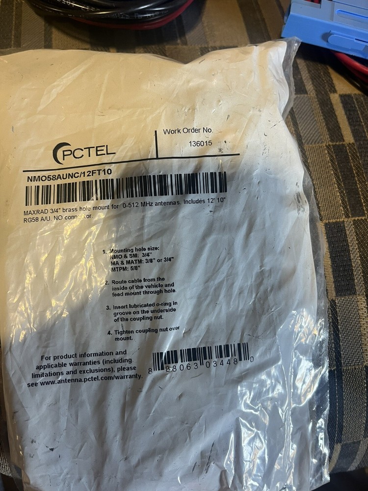 PCTEL Nmo58aunc/12ft10B Antenna Cable Kit