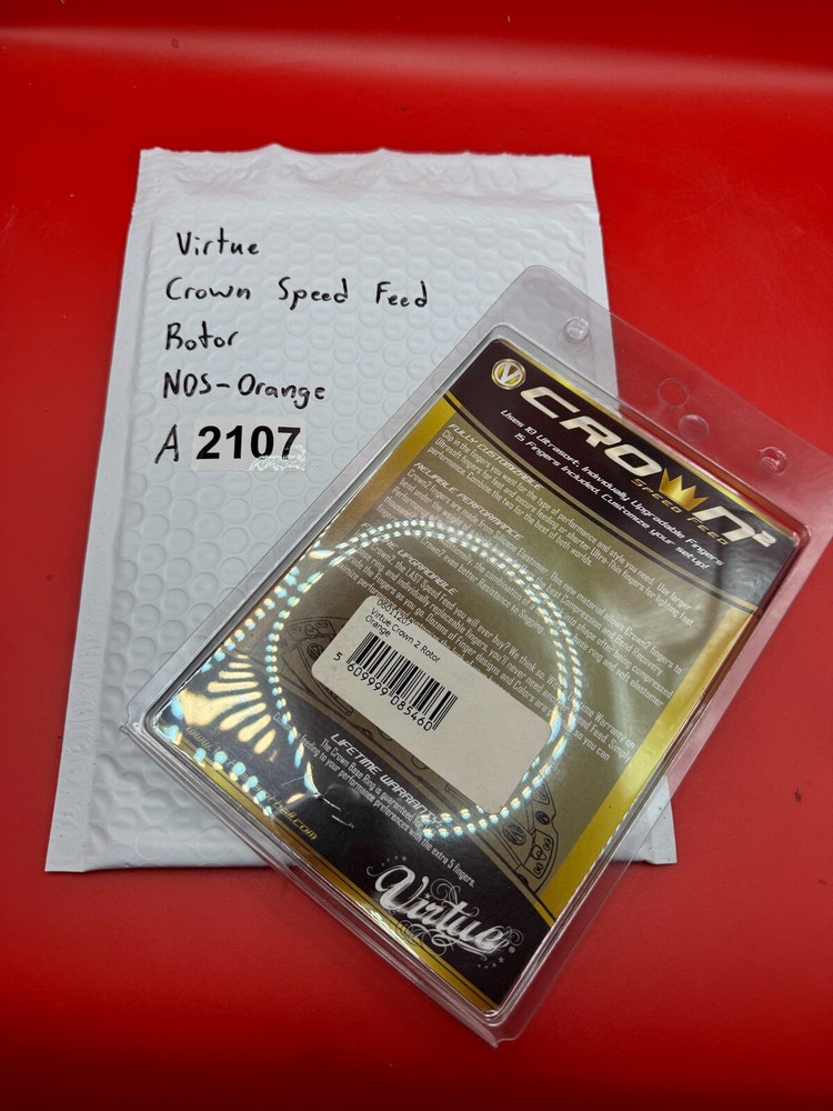 Virtue Crown Speed Feed Rotor NOS-Orange