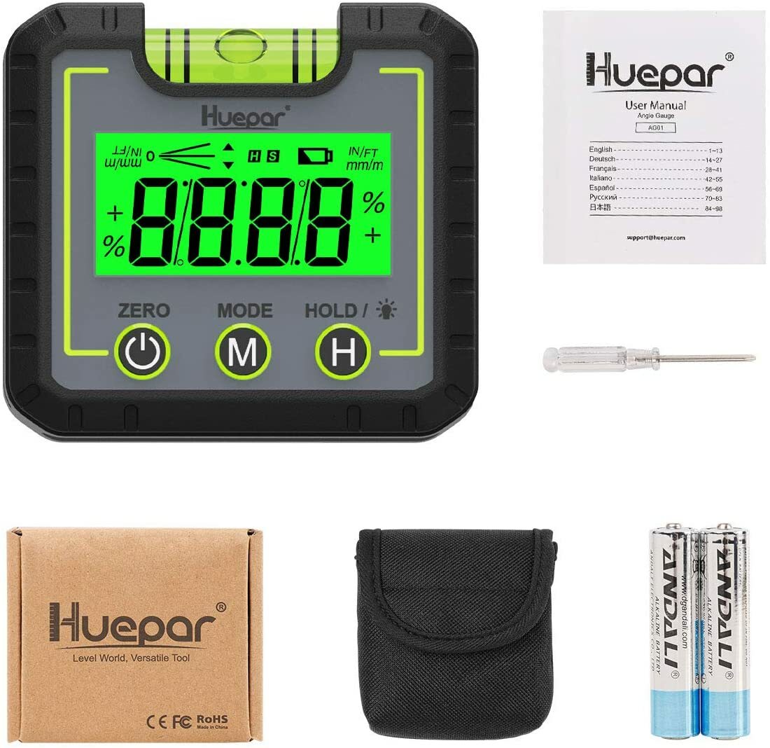 Magnetic Digital Level Box Angle Finder Protractor Inclinometer Bevel Gauge