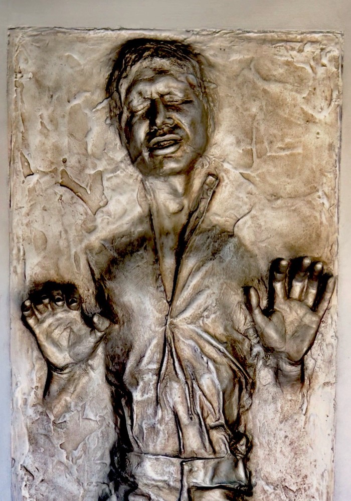 Life Size Han Solo in Carbonite Front Panel Only