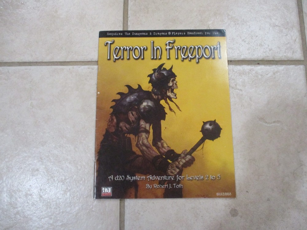 D&D D20 Green Ronin Terror in Freeport