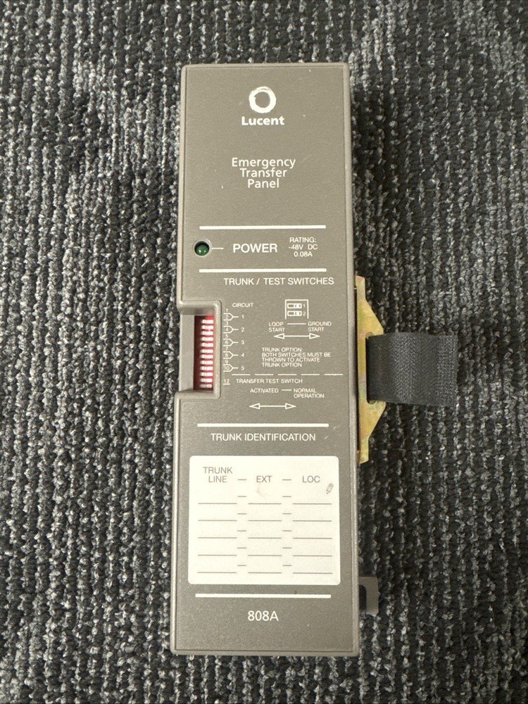 Avaya Lucent 808A Emergency Transfer Panel (item #50)