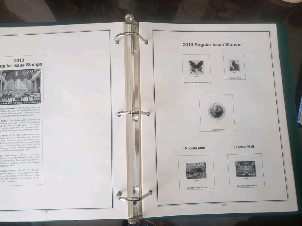 American Heirloom Collection Of United States Stamps Volumes I-IV Plus...