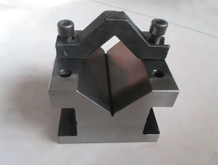 Precision "V" Blocks & Clamp Tool Gauge V-Blocks Set Workholding 60*60*50mm E