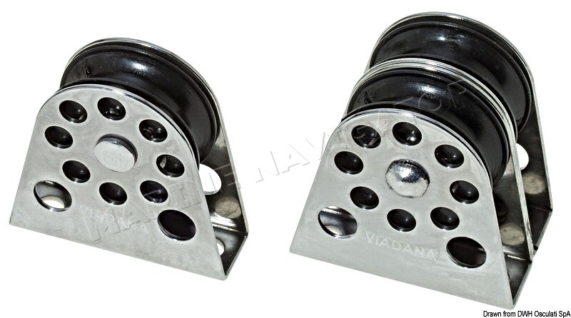 Viadana Single vertical block for lines 8 mm