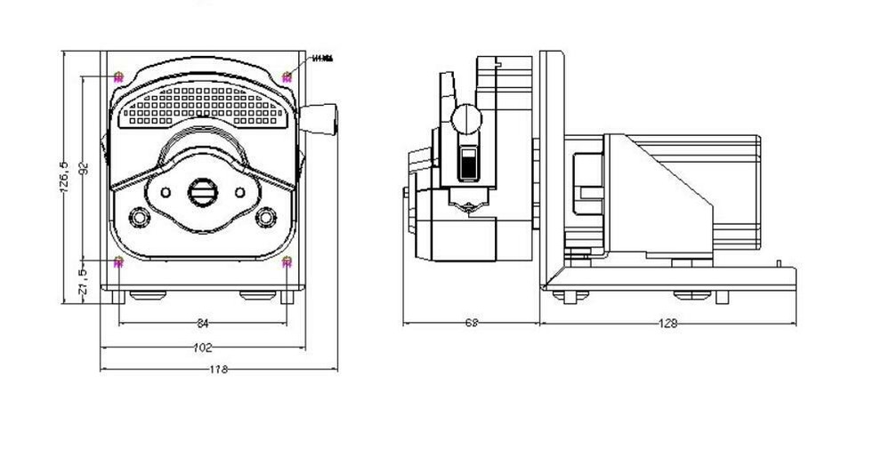 Easy Load Peristaltic Pump Stepper Motor for Control Arduino/PLC/Raspberry Pi