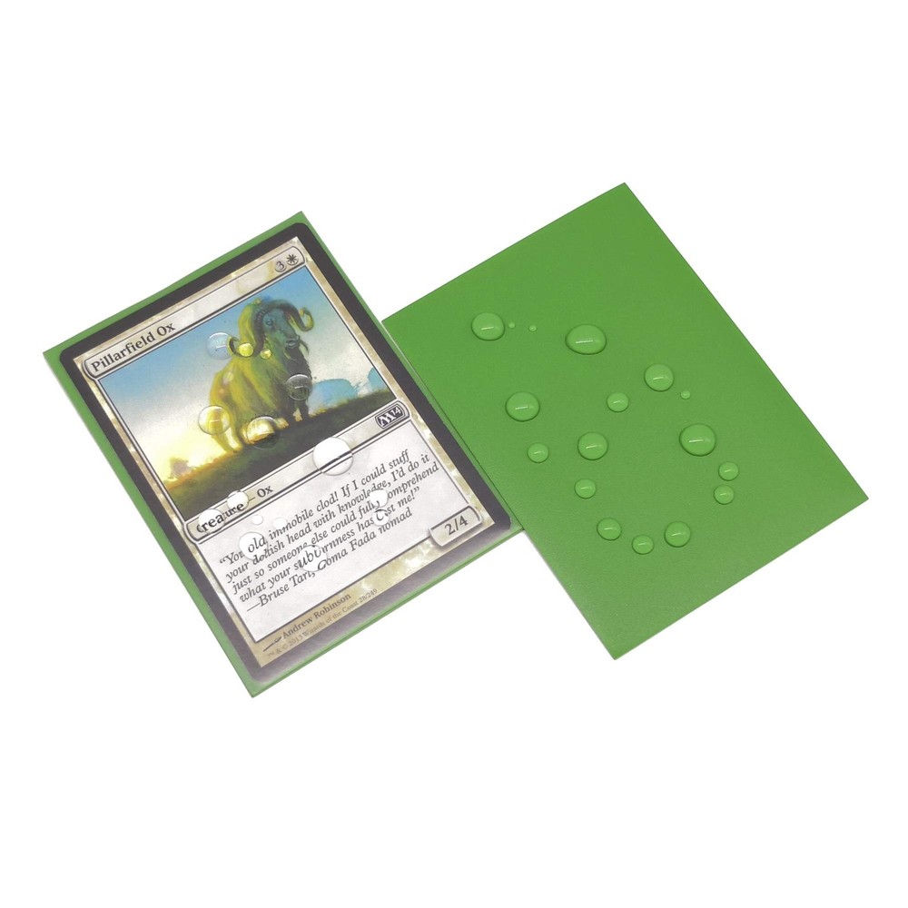 Zoopin Double Matte Card Sleeves,Green, 320pcs -Pack … Green