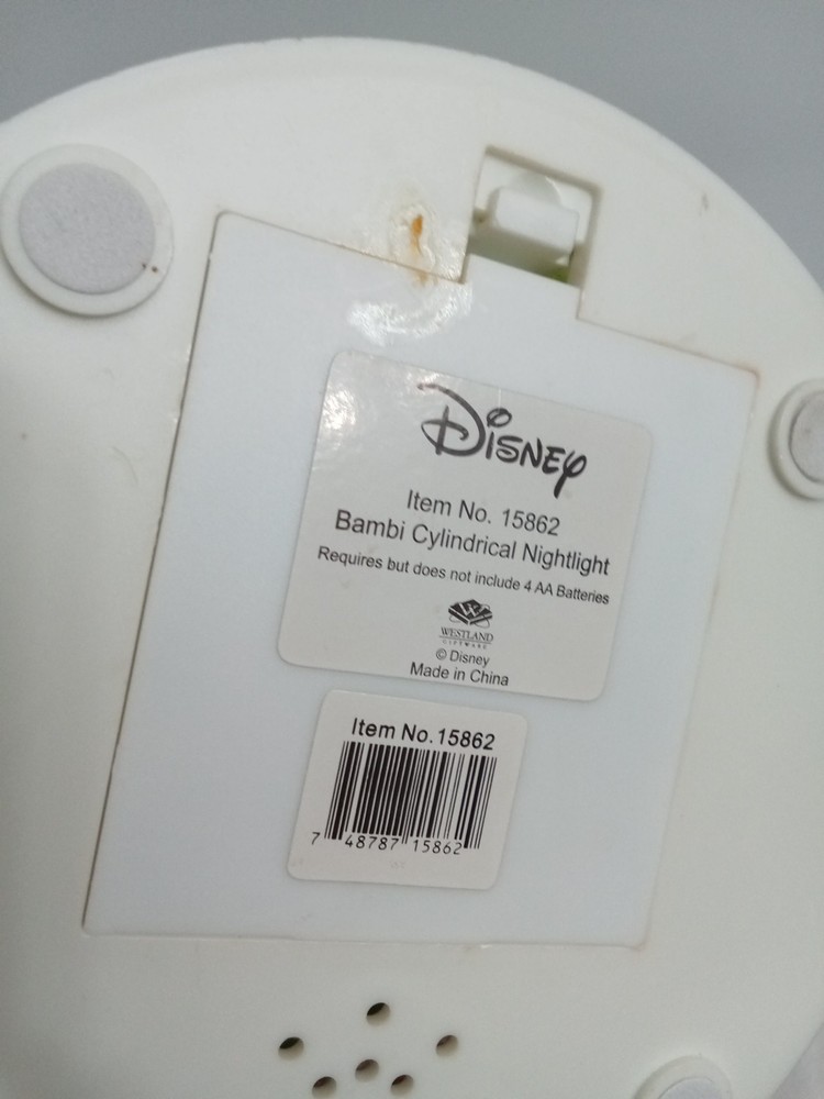 Disney Bambi Cylindrical Nightlight Multicolor 12inch
