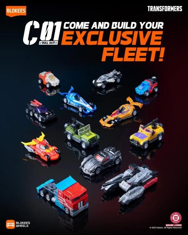 US🇺🇲 - Transformers Wheels C01 Roll Out Model Kit Figures Hasbro Blokees