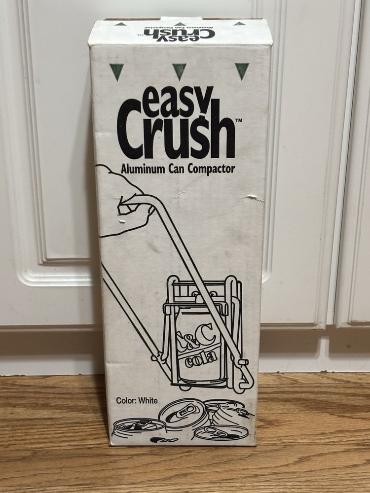 NOS Easy Crush Aluminum Can Compactor 1992