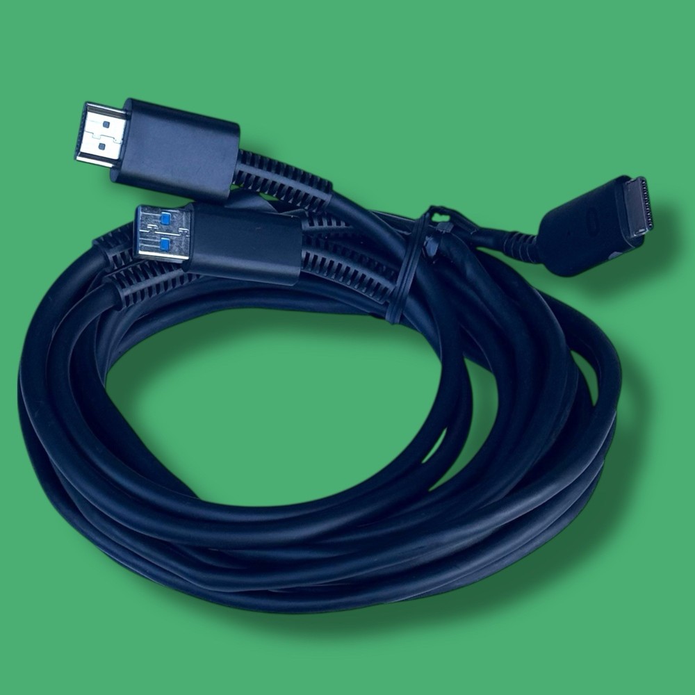 Meta Oculus Rift CV1 VR Virtual Reality Headset Cable Only - Tested Working 16ft