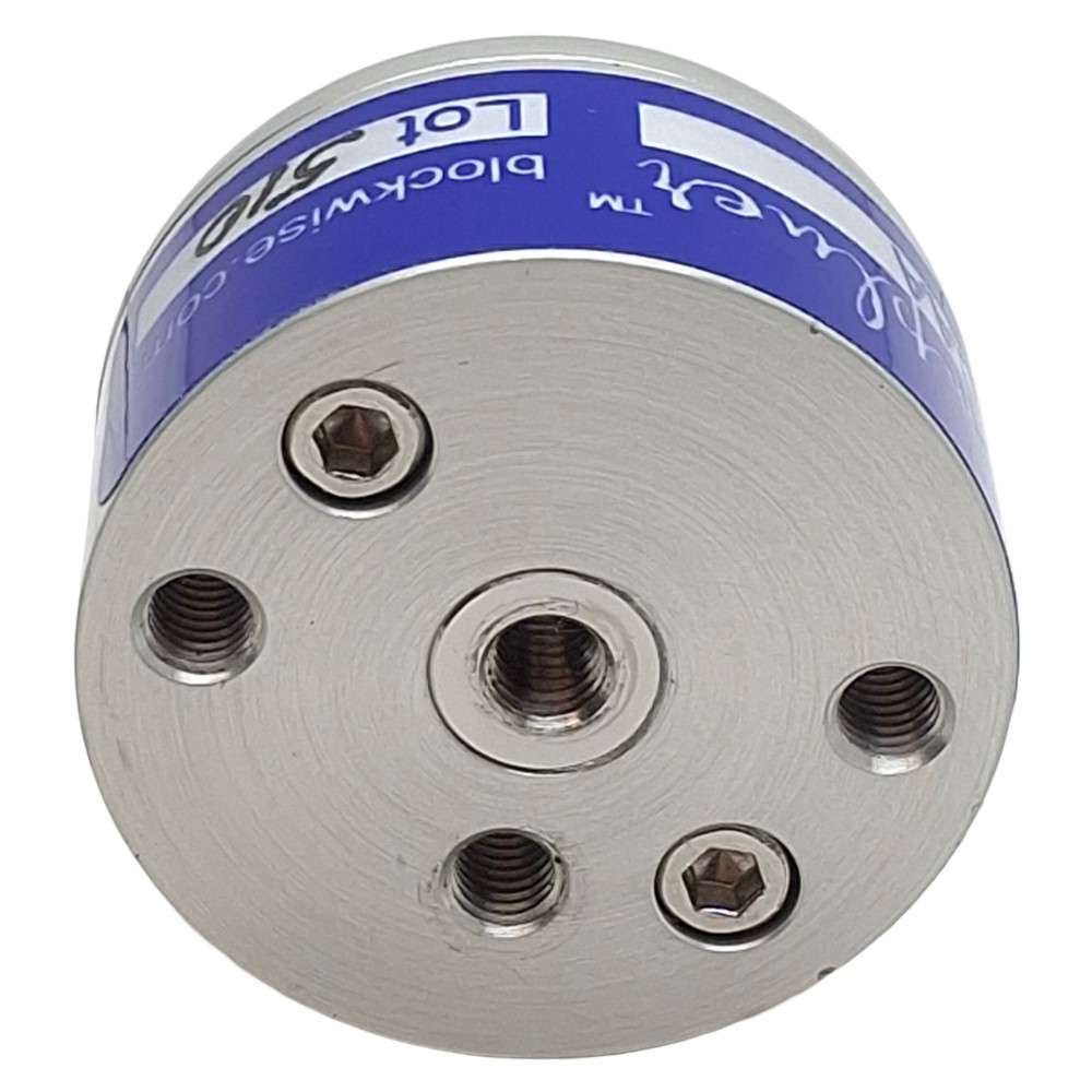 Blockwise CAA Simpluer Panel-Mount Luer Fitting Quick Connector, #10-32, 80psi