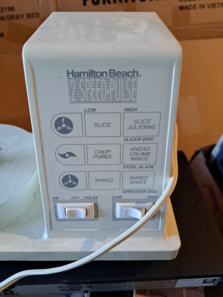 Hamilton Beach Food Processor 702R Replacement Base/Motor ONLY