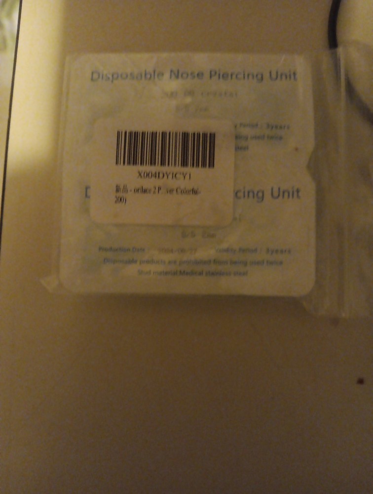 Disposable Nose Piercing Unit