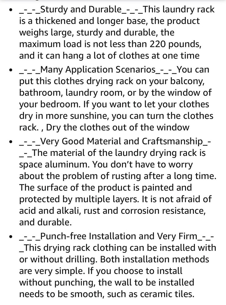 Retractable Wall-Mounted Laundry Drying Rack - Space-Saving Clothes Organizer