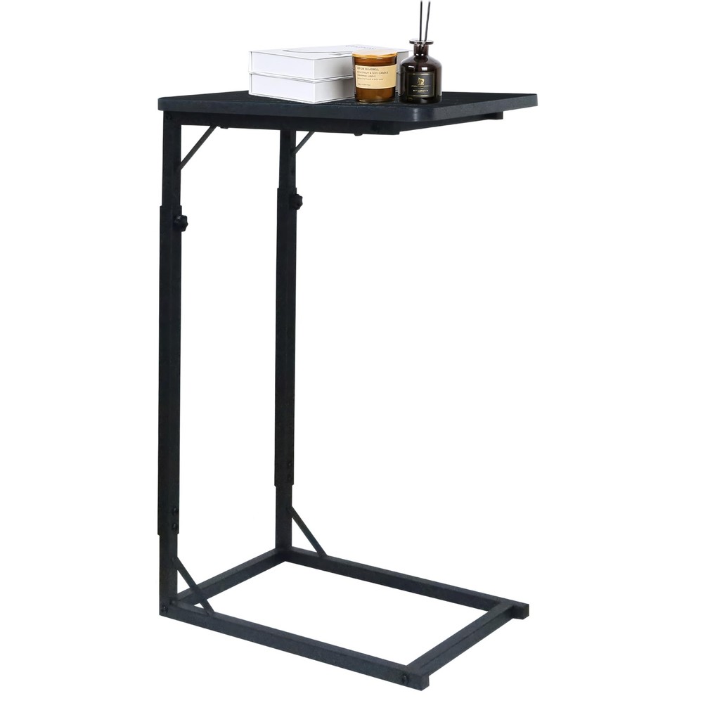 Premium Adjustable C Shaped End Table, Mini Side Tables for Couch and Sofa, S...
