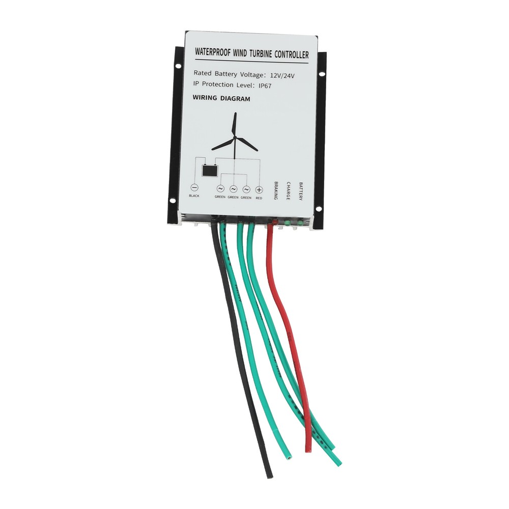 100W 24V Vertical Wind Turbine Generator Helix Wind Generator With Controller