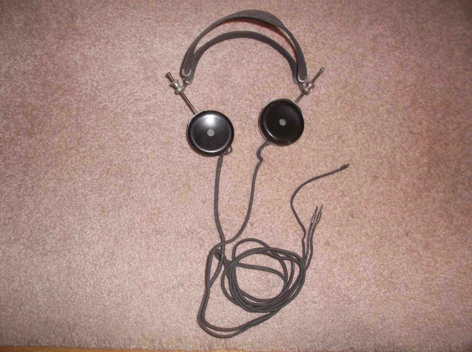 Vintage Brandes Superior Headset Headphone Receiver Great Shape FREE SHIPPING