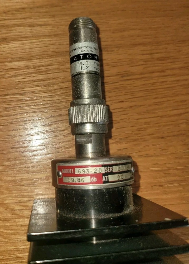 Weinschel Engineering Model 693-20 W/ Pdf Electronics Attenuator NO WAY TO TEST