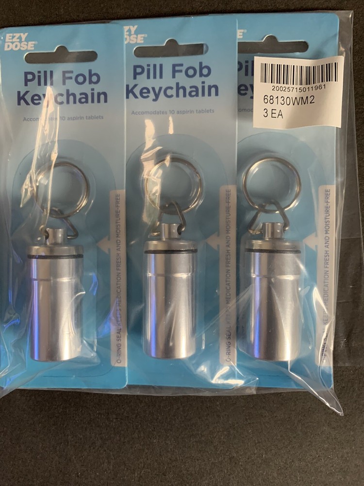 pill fob keychain