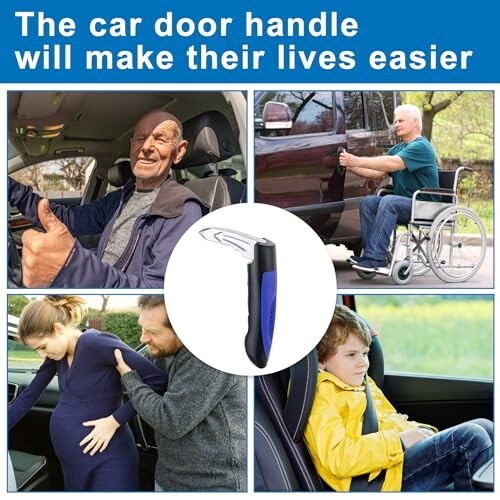 Car Mobility Assist Handle - Auto Cane Door Support for Elderly Disabled Drivers