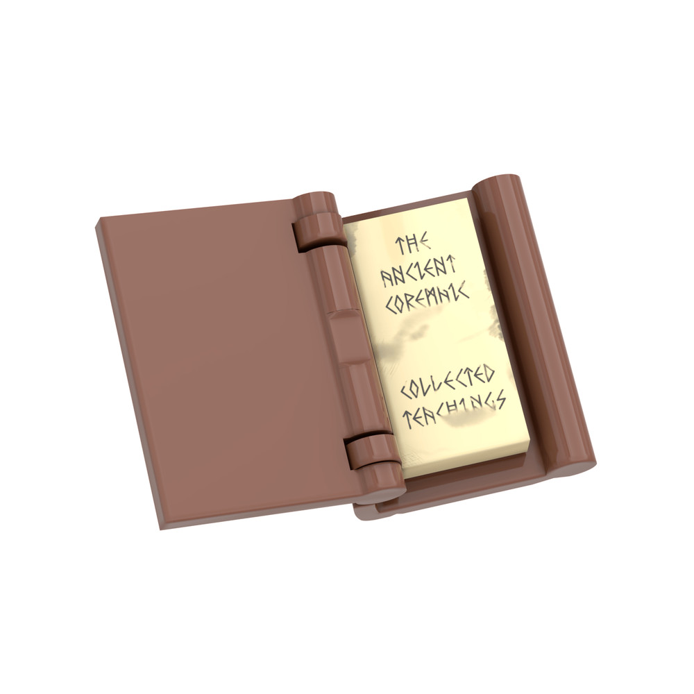 "The Ancient Coremaic" Book - Light Side - Minifig Accessory - Custom Printed