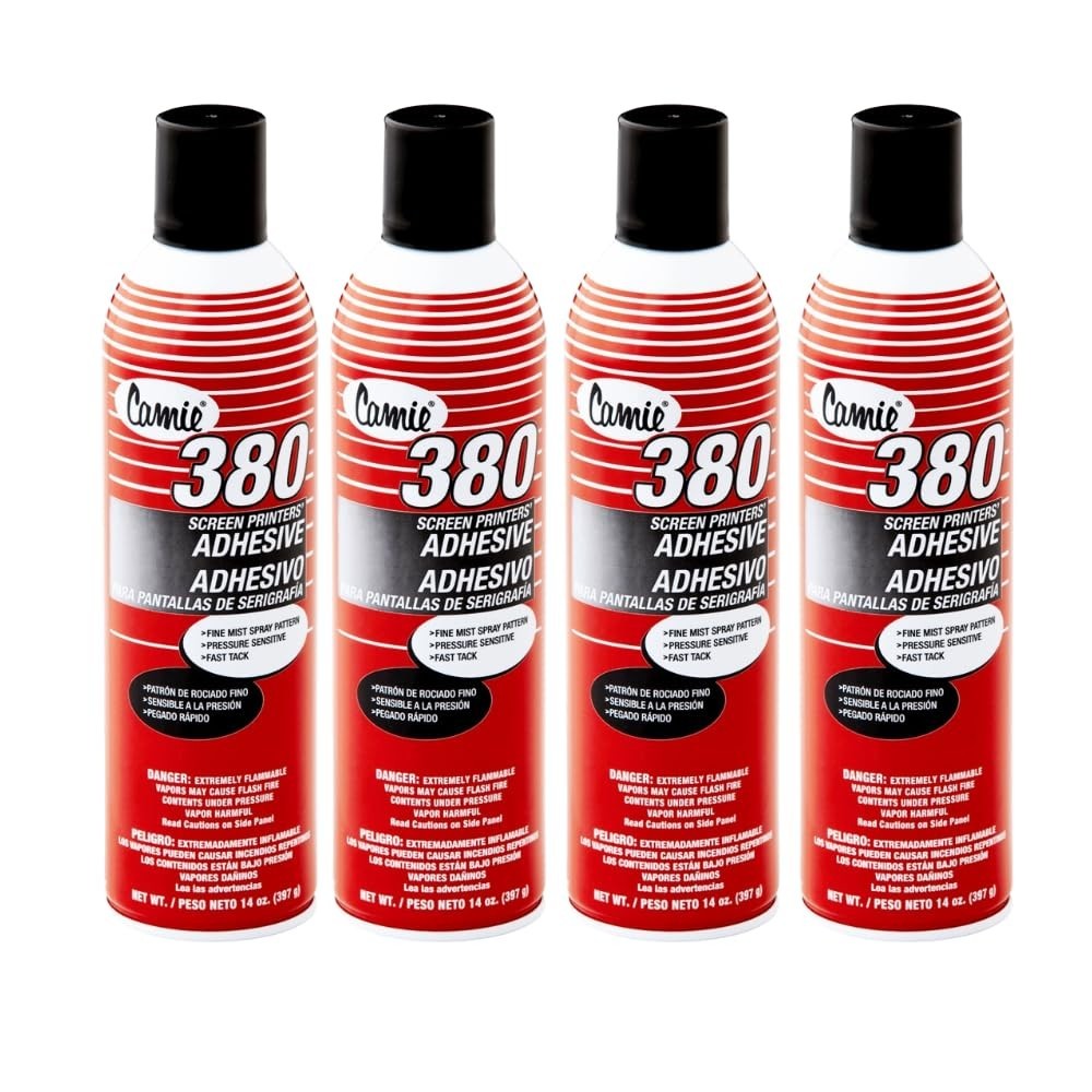 Screen Printers' Adhesive, 14 oz. can, 4 Count