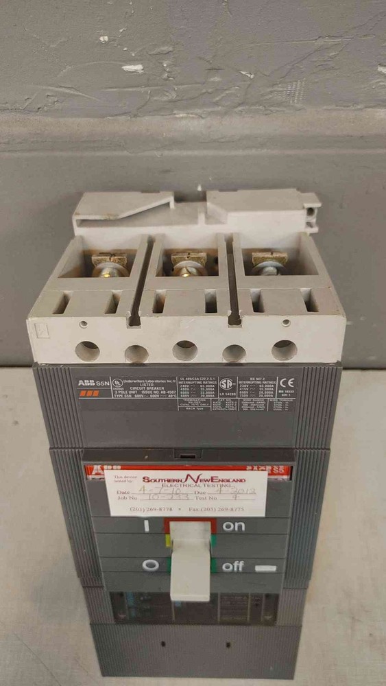 400A ABB S5N 3 Pole AL01033397 AB4507 SACE PR211 (3614AA)(3614AA)