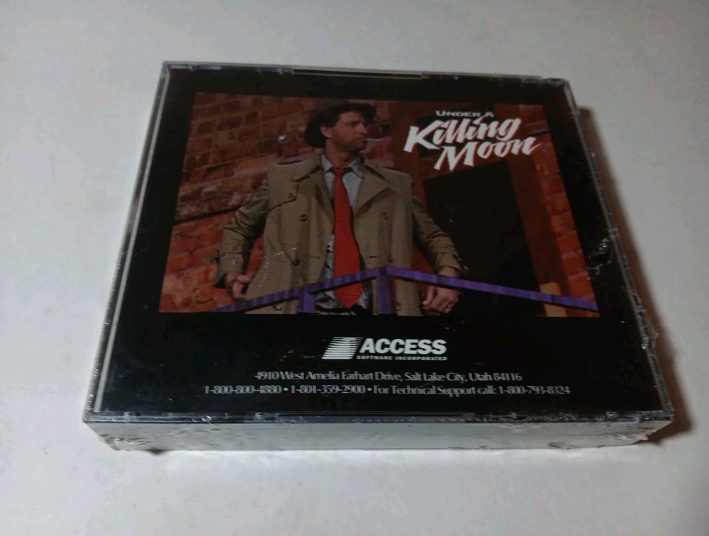 UNDER A KILLING MOON PC CD-Rom MS-DOS Game ACCESS SOFTWARE (New Sealed)