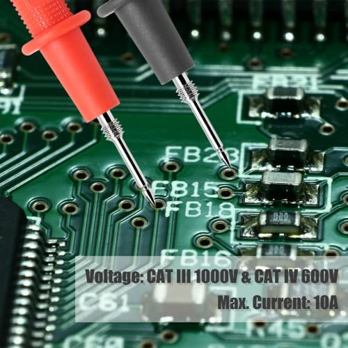 2pcs Multimeter Test Leads, Electrical Meter Test Leads Probe, Right Angle