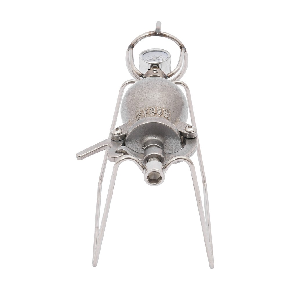 Silver Mini Hand Popcorn Maker Stainless Steel Popcorn Machine Old-Fashioned NEW
