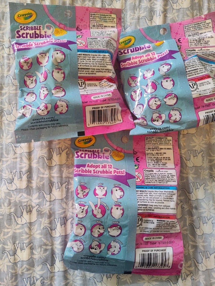 Crayola Scribble Scrubbie Pets NEW!