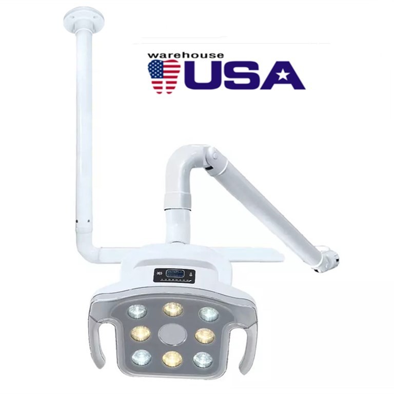 Dental Ceiling Mounted Operation Surgical Light 8 LEDs with Sensor Touch Sceen