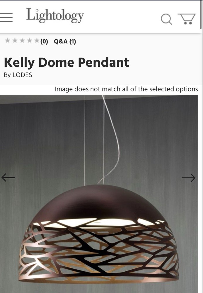 Kelly Dome Pendant