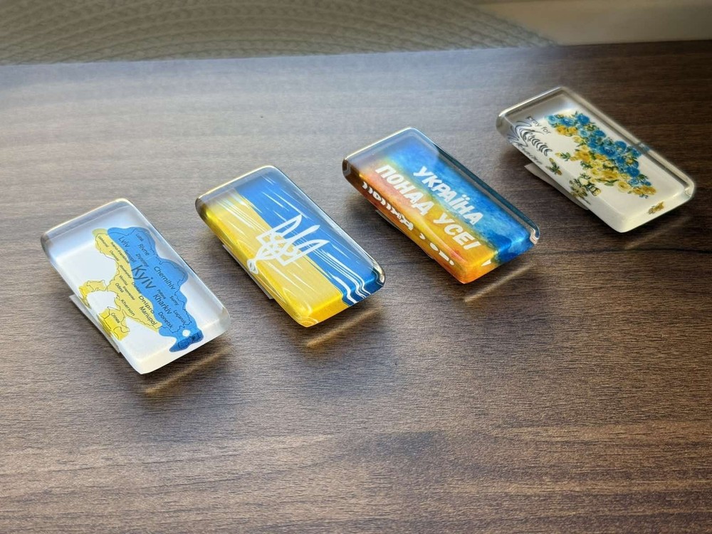 Fridge Magnet Ukrainian Map Gift Collection