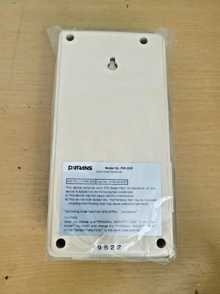 Potrans PIR-20R Controller Receiver Security Alarm Unit – New Open Box