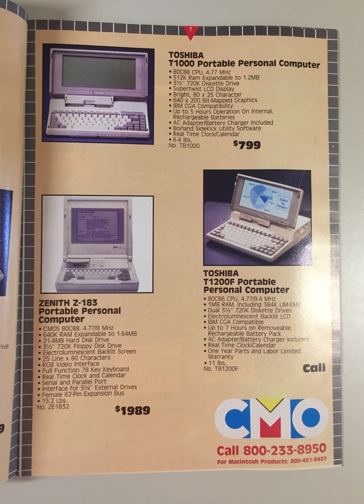 Vintage CMO Microcomputer Peripheral Catalog
