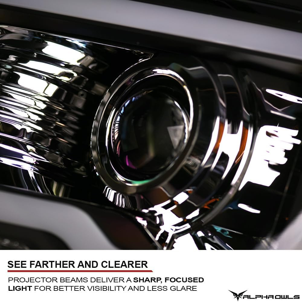 Switchback Sequential LED Projector Headlights|Compatible with 2007-2009 Toyota
