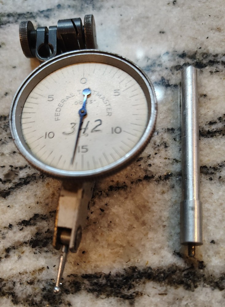🗽FEDERAL TEST MASTER INDICATOR MACHINIST/ TOOLMAKER