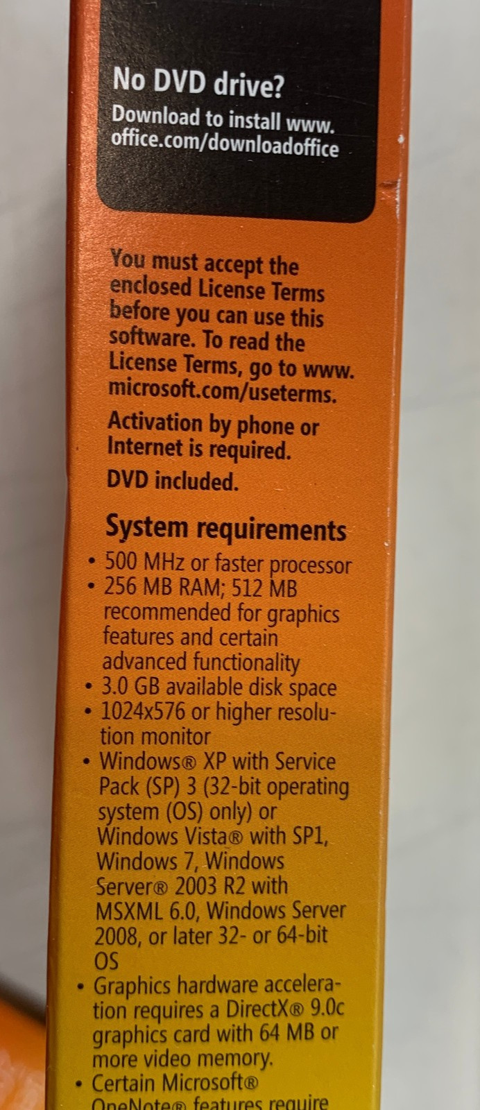 Microsoft Office Home and Student 2010 Family Pack w/ Case CD & Product Key