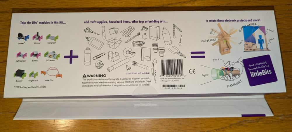 LittleBits Base Kit 10 Modules Learn Circuits In Seconds Build Projects STEM