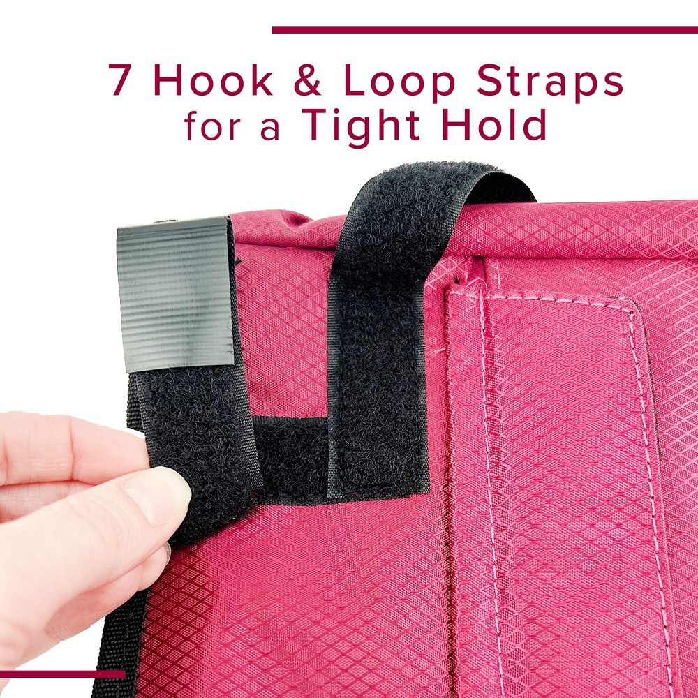 Deluxe Universal Walker/Rollator Bag - Berry