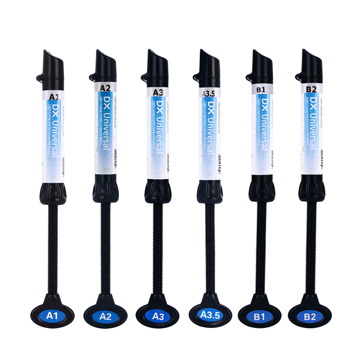 DX Dental Universal Light Cure Composite Resin A1,A2,A3,A3.5,B1 Shade 4g/Syringe