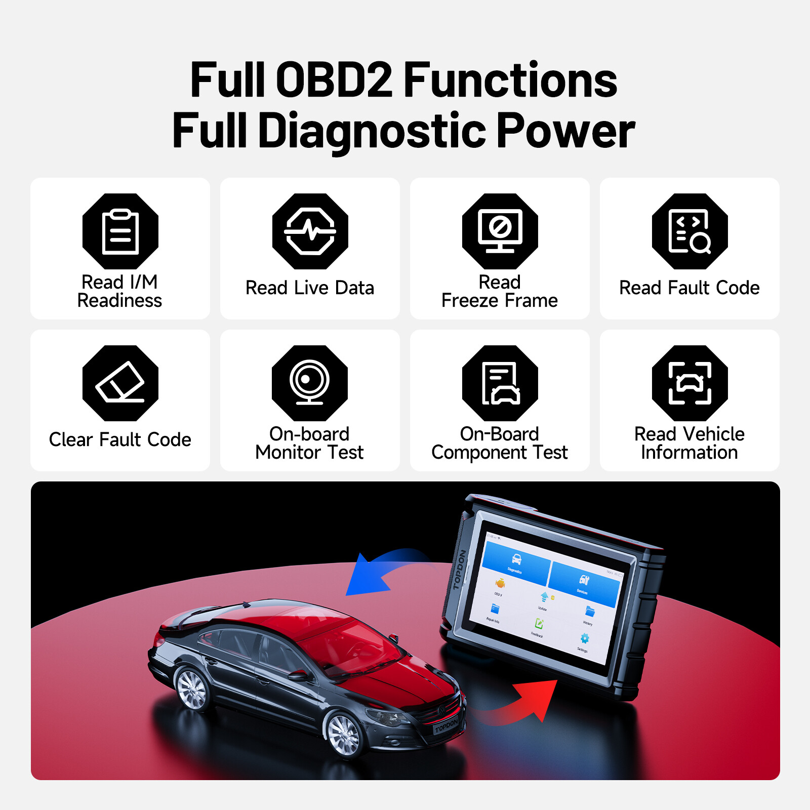 2025 AD800BT 2 Pro Bluetooth Automotive Car Diagnostic Tool Full System Scanner