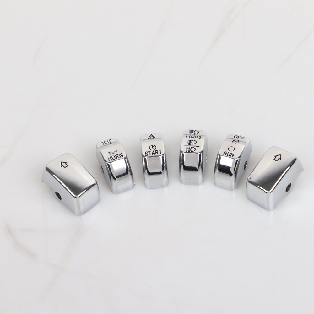ABS Hand Control Switch Housing Button Cap For Harley Sportster 883 Dyna Softail