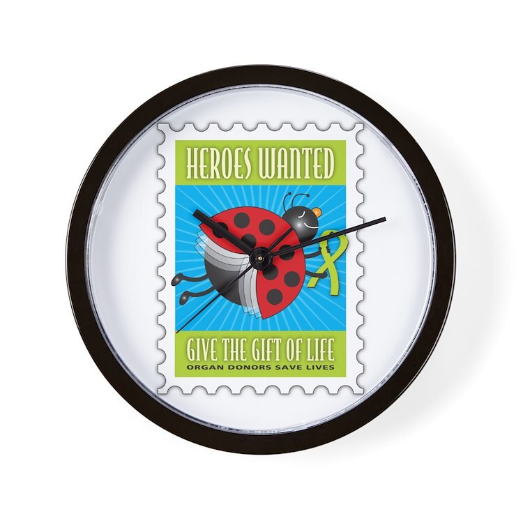 CafePress Donor Bug Too 10" Wall Clock (222865578)